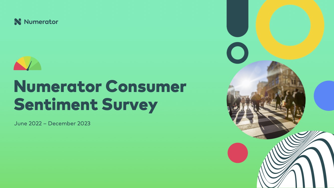 numerator consumer sentiment survey cover slide